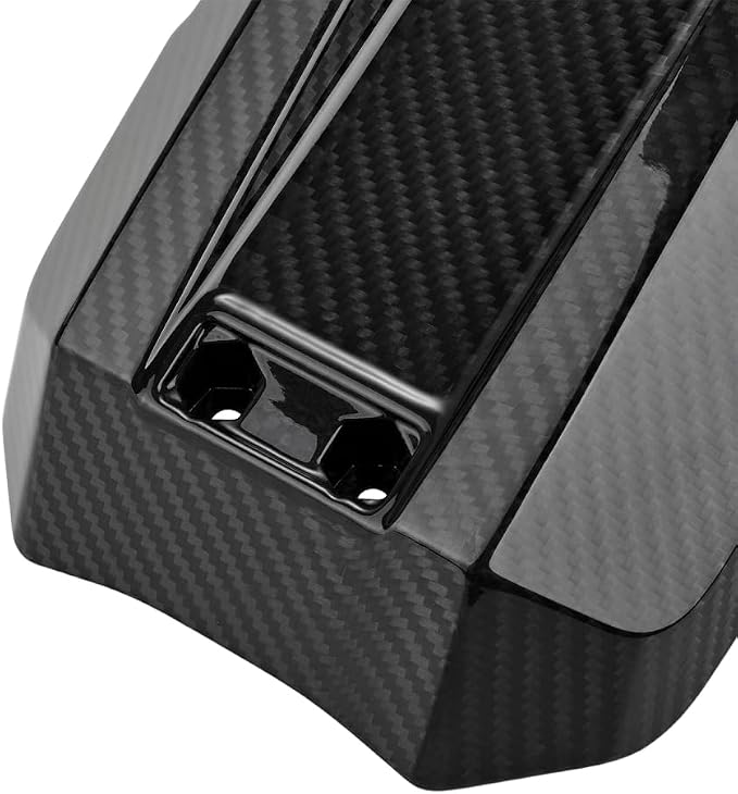Funparts Carbon Fiber Battery Cover for Eride Pro SS S SR, Premium Carbon Fiber Battery Lid Guards Wrap for E-Ride Pro SS 2.0 3.0 Lightweight Glossy Weave Finish Easy Installation