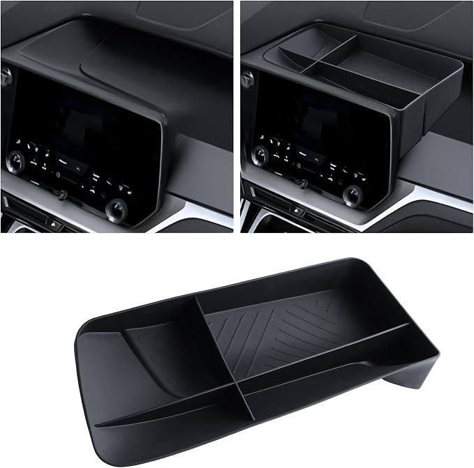 For Center Console Screen Organizer Tray TPE Materials Compatible with 2024-2026 L exus TX350/TX350h/TX450h+/TX500h
