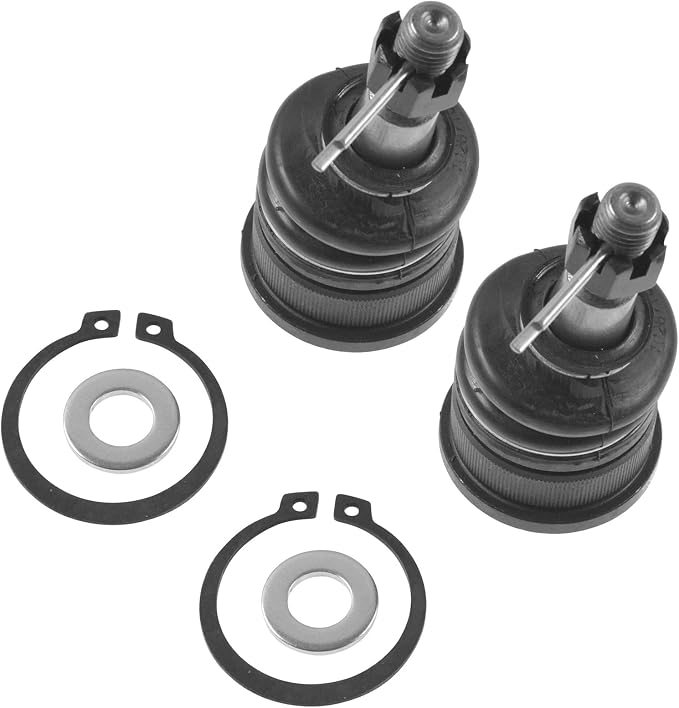 TRQ Front Upper Ball Joint Set Compatible with 2006-2010 Jeep Commander 2005-2010 Grand Cherokee