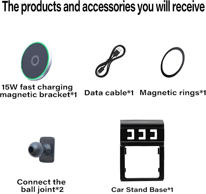 Car Phone Holder for Toyota Camry 2018 2019 2020 Accessories 15W Fast Wireless Charger Adjustable Air Vent Cell Phone Mount Hands-Free 360 Degree Rotation