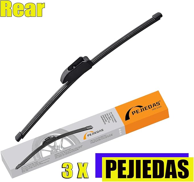 3 Wiper Blades for Hyundai Veloster 2012 2013 2014 2015 2016 2017, OE Genuine Replacement (26″/18″ Front Wiper + 9″ Rear Wiper)