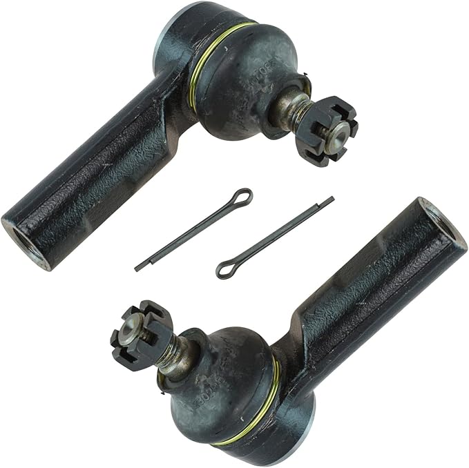 TRQ Front Outer Tie Rod Set 2 Piece Compatible with 2006-2013 Suzuki Grand Vitara 07-13 SX4