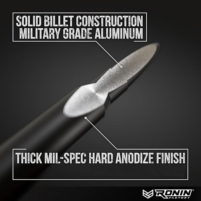 RONIN FACTORY Bullet Antenna Chevy Silverado & GMC Sierra Trucks - 50 Cal Truck Antenna Accessories - Anti Theft - Carwash Safe - Short Replacement Antenna
