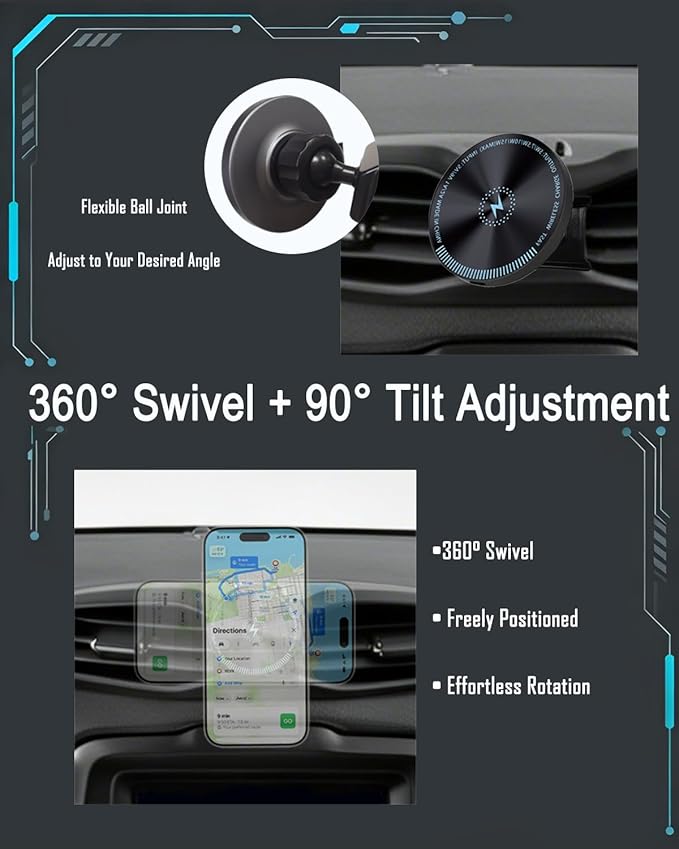 for Jeep Renegade Phone Mount 2025 15W Fast Wireless Charger for Jeep Renegade 2015-present