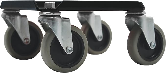 Extreme Max 5800.0232 V-Slides Snowmobile Dolly System - Steel, Black