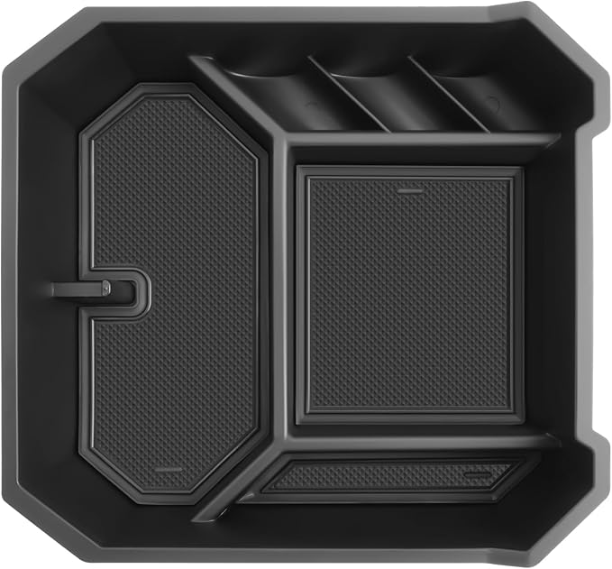 SKTU 2024 2025 2026 Tesla Cybertruck Center Console Organizer 2024 2025 2026 Cybertruck Console Tray 2025 Cybertruck Cyberbeast/AWD Armrest Organizer Cybertruck Accessories with Coin Holder