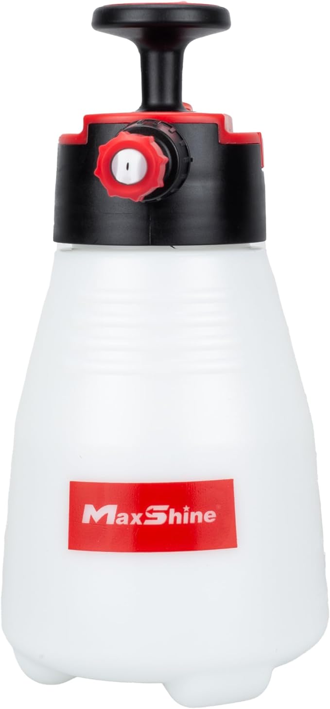 Maxshine 1.5L Pump Foam Sprayer - Hand Pressure Foam Sprayer for Car Detailing, Home Cleaning, and Garden Use - Versatile, Easy-to-Use for Multiple Applications