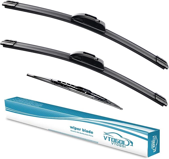 OEM Windshield Wiper Blades Replacement for Mercedes-Benz G63 AMG 2013-2018 G55 2003-2011 G550 2009-2018, All Weather Original Factory Quality Front & Rear Wipers Set 16"+16"+15" (Pack of 3)