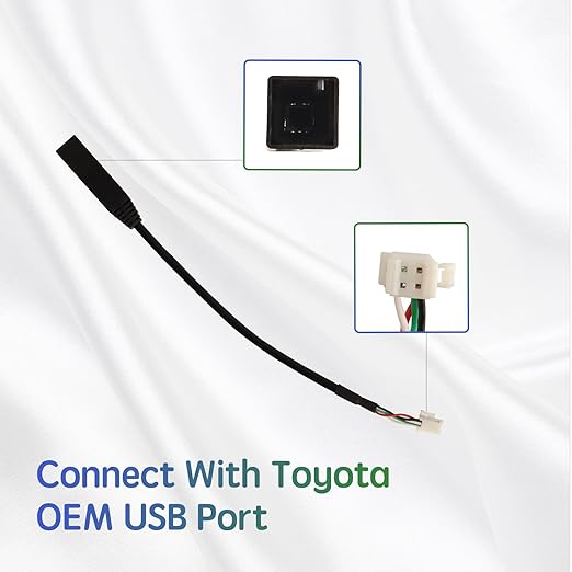16-PIN Car Stereo Wiring Harness with Canbus Box for Toyota Camry RAV4 Corolla Tundra Highlander, Supports Original JBL Amplifier, Backup Camera, SWC, FM/AM Antenna Adapter, and USB