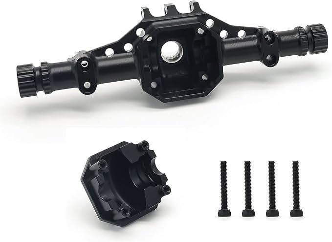 TREAL Alu# 7075 Axle Housing CNC Machined Billet Front Axle Housing for Element Enduro (Black)