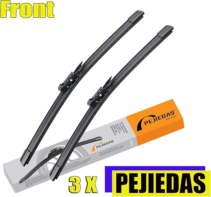 3 x OEM Wiper Blades, Replacement Wiper Blades for Ford Escape 2008-2012, (20“ & 20” Front Wipers + 12” Rear Wiper Blades)