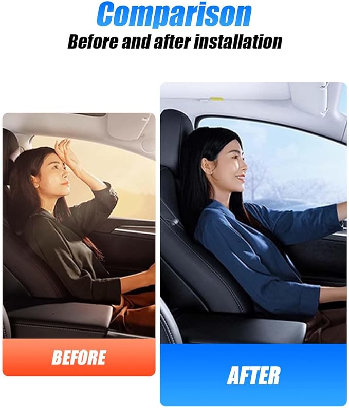 for Tesla Model Y Sunshade Glass Roof Accessory Rear Windshield Sunshade for Tesla Model Y 2019-2024