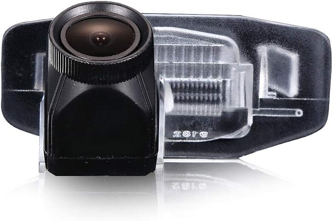 HD IP68 1280Pixels 20MM Lens Auto Vehicle Car Van 170° Wide Angle License Plate Light Rear View Reversing Backup Camera Parking Aids System Compatible with Honda Accord/Pilot/Civic EK/Odyssry/CRV