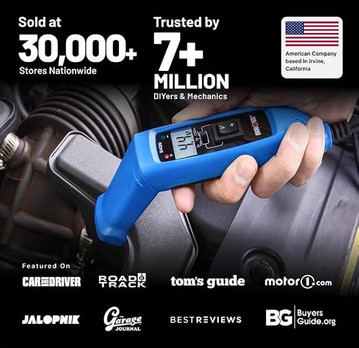 Innova 5420 Power Circuit Tester for Automotive | 45° Swivel Head | Fuse, Relay, Battery, and Circuit Diagnostics | Voltage Tester, Multimeter, Relay Tester, Short Circuit Finder, 12V/24V