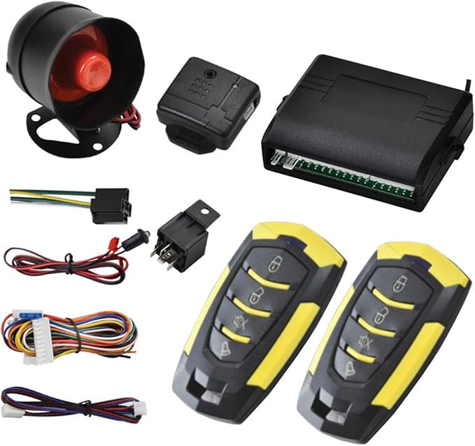 Central Car System Kit System Alarm Immobiliser Keyless Entry Locking Security
