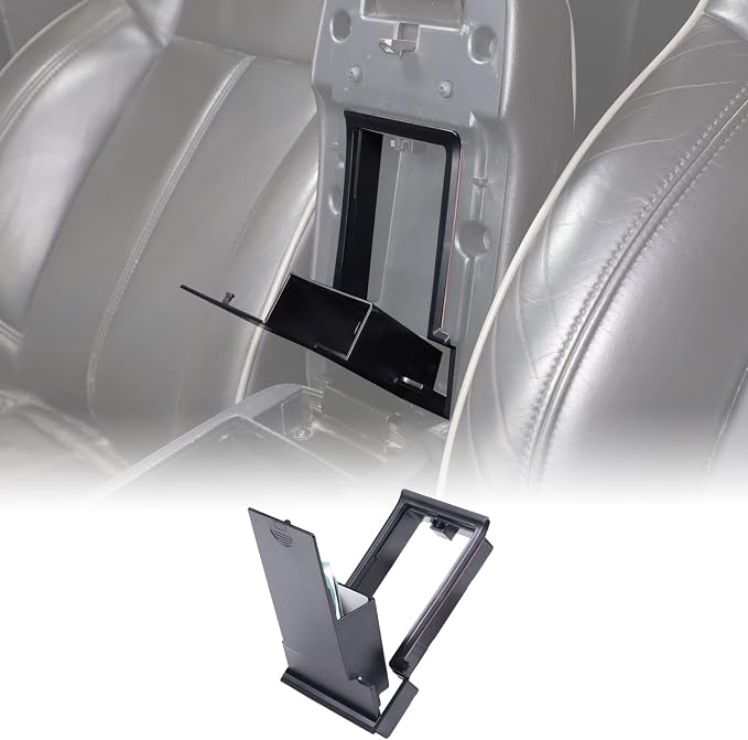 Car Armrest Hidden Storage Box Compatible with Hummer H3 2005-2009 Center Console Handrail Privacy Storage Box Organizer Tray Armrest Storage Box Container Insert Pallet Manager Interior Accessories