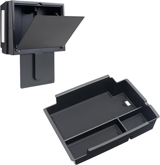 JKCOVER Center Console Hidden Organizer Tray and Center Console Full Organizer Tray Compatible with Toyota 4Runner 2010-2024 Accessories