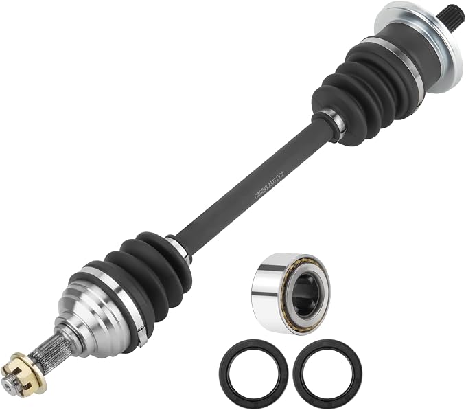 Rear Left/Right CV Axle Shaft with Wheel Bearing for Arctic Cat 400 2002 2003 2004, Arctic Cat 500 4x4 (Auto TBX) 2003 2004, Drive Half Shaft for 0402-275, 0402-907, 0502-544, 0502-750, 1502-442