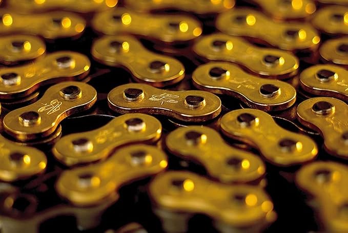Renthal R1 Works Off-Road Motorcycle Chains - Gold / 428 x 140