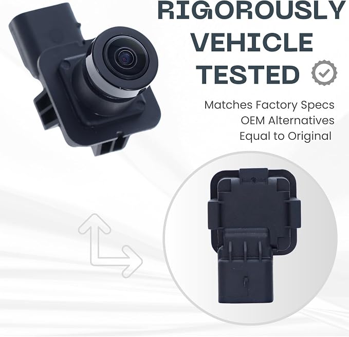 Backup Camera Replaces for 2013-2014 Ford Focus Electric/Hatchback OE Part # EM5Z19G490AA EM5T19G490AA