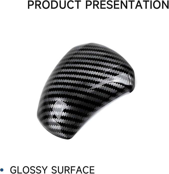 Car Carbon Fiber ABS Gear Shift Knob Panel Sticker Cover Interior Trim Decal for Chevy Colorado/GMC Canyon 2023 2024 2025 Accessories