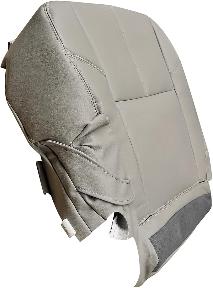2nd Row Driver & Passenger Bottom Seat Cover Replacement Gray | Fits for Chevy GMC Tahoe Suburban Avalanche Yukon Silverado Sierra 2007-2014