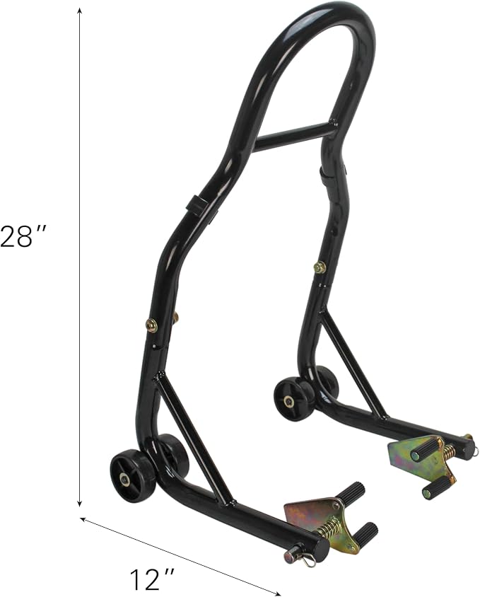 Extreme Max 5600.3211 Sport Bike Motorcycle Front & Rear Spool-Style Lift Stand - Fits Most Yamaha, Honda, Kawasaki, Suzuki, Ducati, BMW