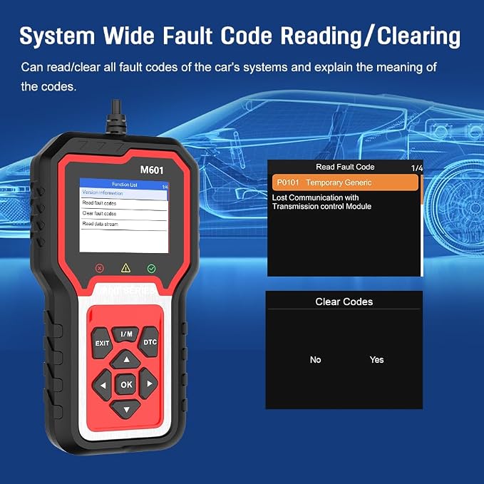for Chevrolet Chevry Vehicle Obd2 Scanner Full System Check Engine Code Reader Scan Tools ABS SRS Transmission Chasis ESP TPMS System Car Diagnostic Tool