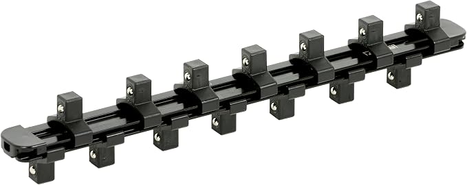 ARES 29018 – 14-Piece 3/8-Inch Drive Metric Low Profile Nano Impact Socket Set – Impact Grade Sockets Offer Greater Clearance Than Typical Shallow Sockets – Includes Aluminum Storage Rail