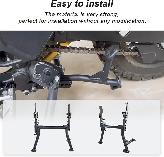 Xitomer Center stand Central Center Kickstand, Fit for KLR650 Gen 3 2022+, Motorcycle Center Kickstand Foot Center Stand