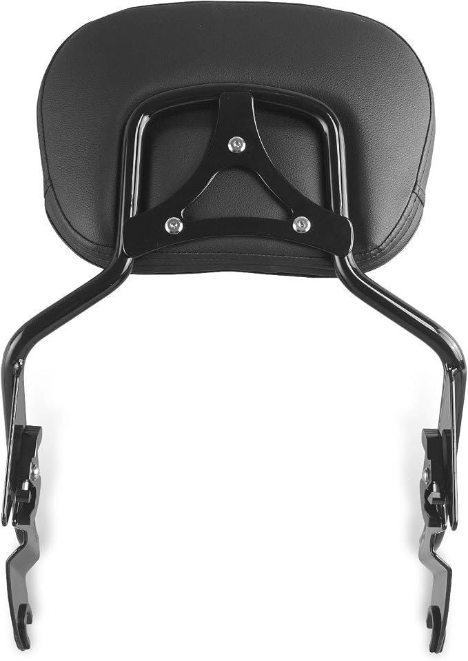 Motorcycle Quick-Release Detachable Backrest Sissy Bar Fit For Harley Touring Street Glide Road Glide Road King Electra Glide 2009-2025 (Black)