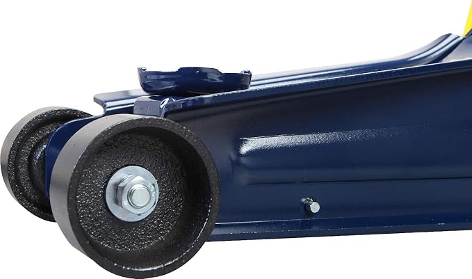 TCE TCET825051 Torin Hydraulic Low Profile Trolley Service/Floor Jack with Single Piston Quick Lift Pump, 2.5 Ton (5,000 lb) Capacity, Blue
