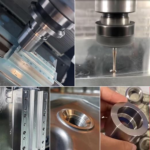 Metric Carbide Thread Milling Cutters for Aluminum 5pcs D3.15×Picth0.5-0.8