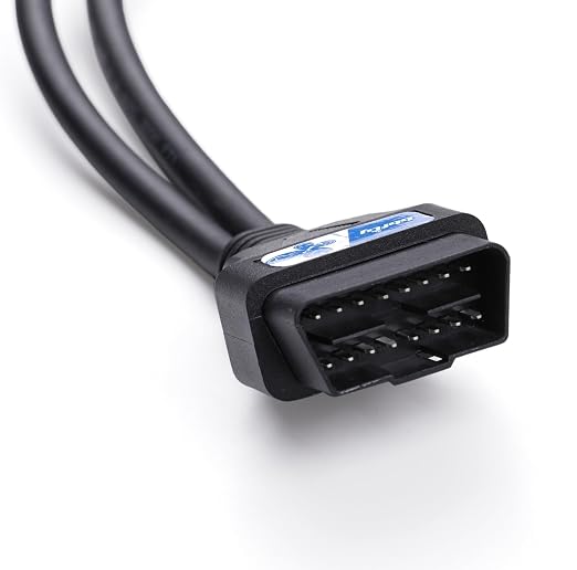 OBDII Splitter for Ford and GM, bbfly-B64 OBD 2 Splitter 2 Way Extension Cable 2FT/60CM (B64 for Ford and for GM)