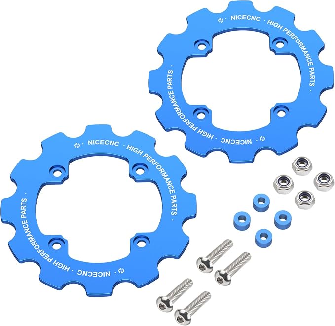 NICECNC Blue ATV Chain Guard Compatible with Yamaha Raptor 700R YFM700R 2012-2026, Raptor 700 YFM700 2013-2026, Raptor 700 YFM700 2006-2011