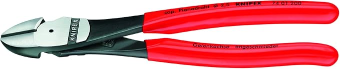 KNIPEX High Leverage Diagonal Cutters (7401200) and Diagonal Cut