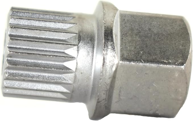 TMAX 38/22Pt Wheel Lock Nut Screw Removal Key Anti-Theft Lugnut Socket S3054 for BMW Vehicles