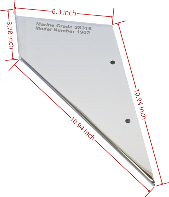 27151 Outboard Skeg Protector Guard for Yamaha 150 175 200 300 350 HP Motor | SeaSierra-5002 Lower Unit Skeg Cover, Damage Repair, Marine Grade 316 Stainless Steel