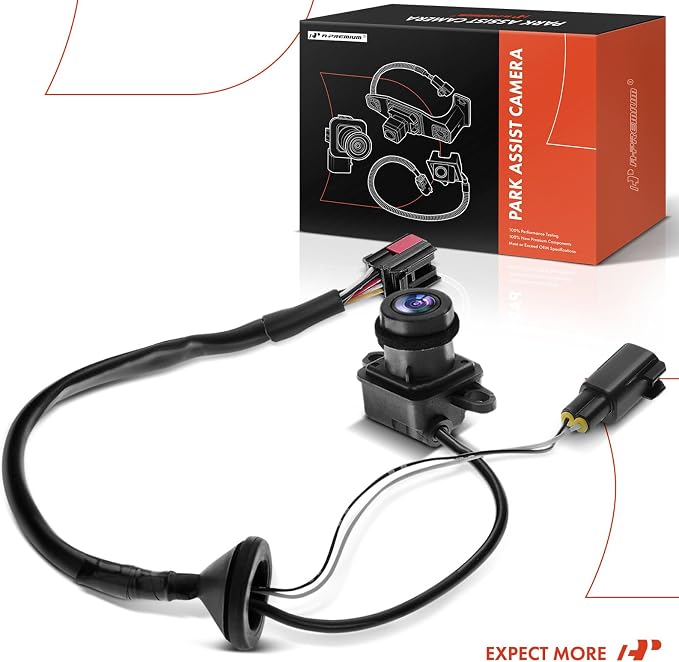 A-Premium Park Assist Camera Rear View Backup Reverse Camera Compatible with Select Jeep Models - 2014-2017 Compass, 2007-2017 Patriot - Replace# 68192986AD