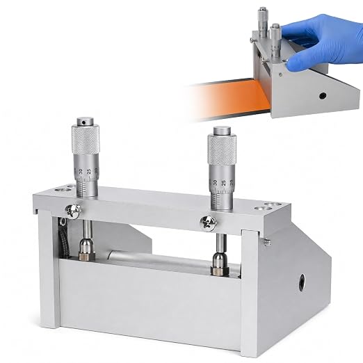 Adjustable Film Applicator Coater, 100mm Film Coating Applicator Precision Micrometer 0-3500um Wet Film Preparation Device for Ink Lab Test