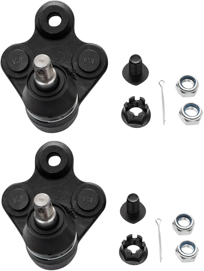 TRQ Front Lower Driver and Passenger Side Ball Joint Set Compatible with 2016-22 Acura ILX 2014-15 Honda Civic SI