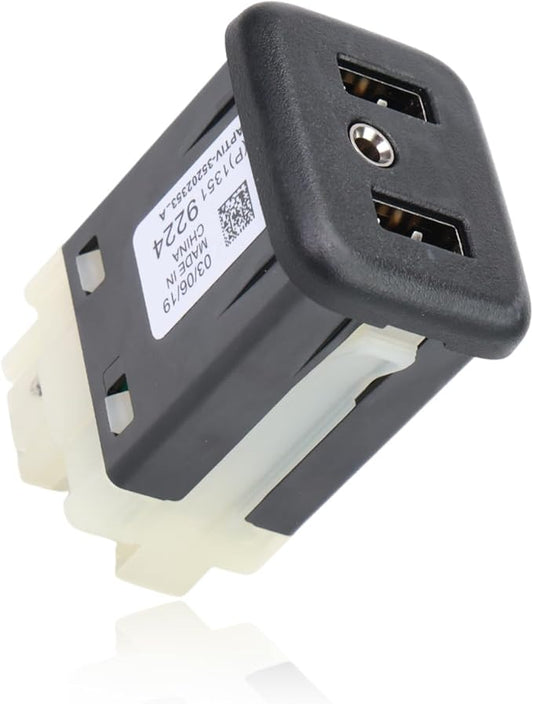 13519224 USB Port, AUX Interface Jack Compatible with New Cruze Equinox Camaro New Lacrosse Verano Envision GL8S Velite5 Enclave