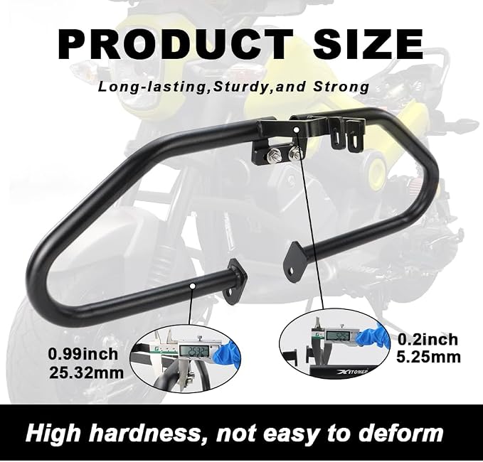 Xitomer Motorcycle Engine Guard Compatible with NAVI 110 2025 2024 2023 2022 Crash Bar Steel Protector Bumper Guards