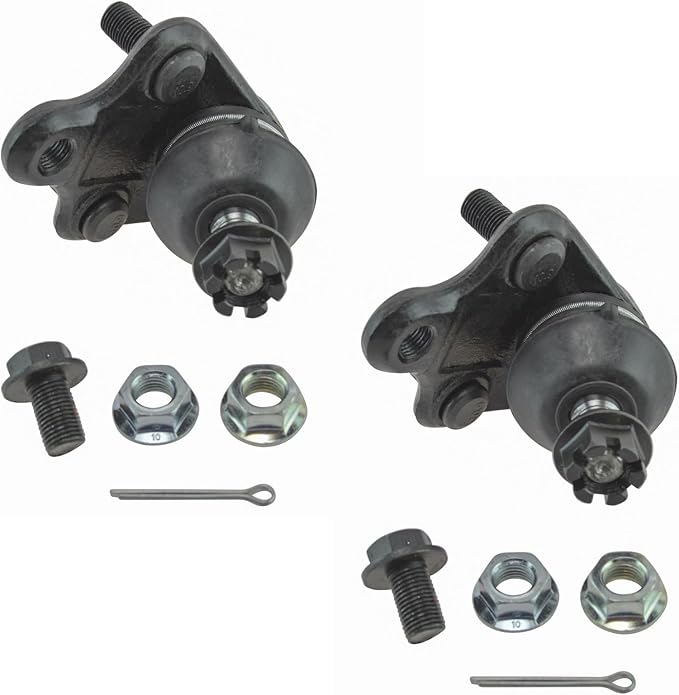 TRQ Front Lower Ball Joint Set Compatible with 1993-1995 Geo Prizm Toyota Corolla