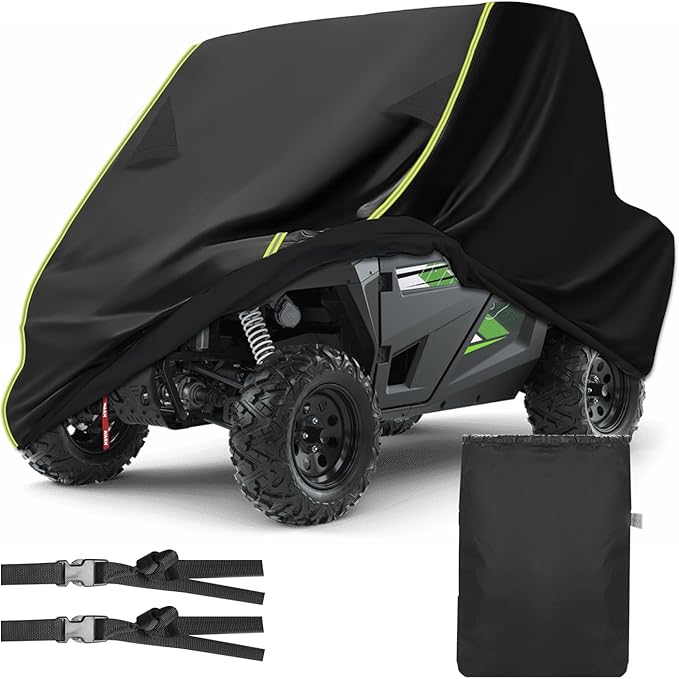 RZR UTV Covers 4-6 Seaters Waterproof Outdoor,Heavy Duty Fadeless Oxford Cloth,Windproof All Weather Side by Side Covers Accessories for Polaris RZR Can-Am Yamaha Honda,157Lx59Wx71H Inches