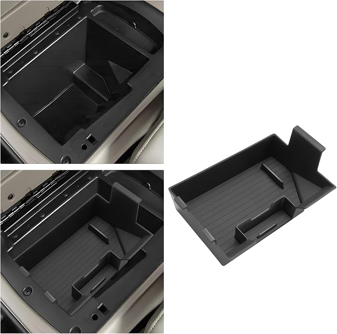 For Center Console Armrest Organizer Tray Compatible with 2003-2007 Classic Silverado/Sierra 1500/2500HD/3500HD & 2002-2006 Avalanche – Full Console w/Bucket Seats Only