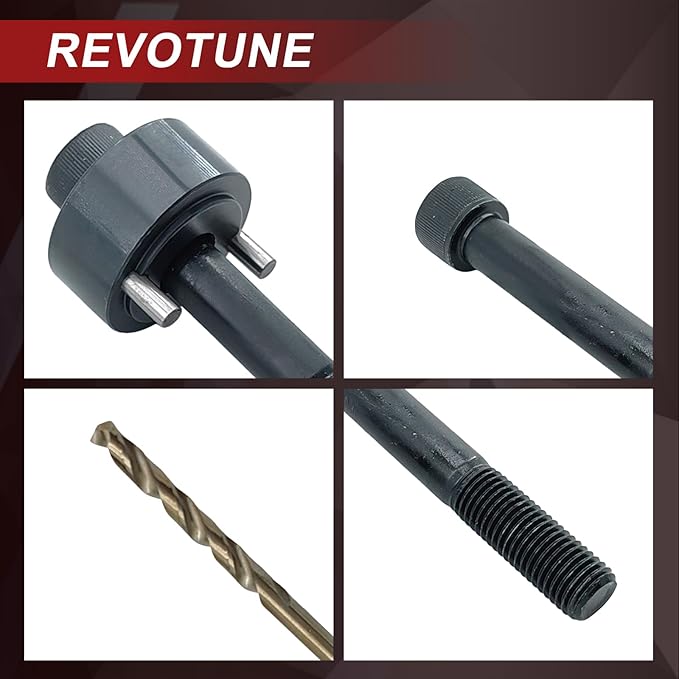 Crankshaft Damper Drill Pinning Fixture Tool Kit Compatible with LS1 LS2 LS3 LT1 LQ4 LQ9 LSX LSA 5.3L 6.0L