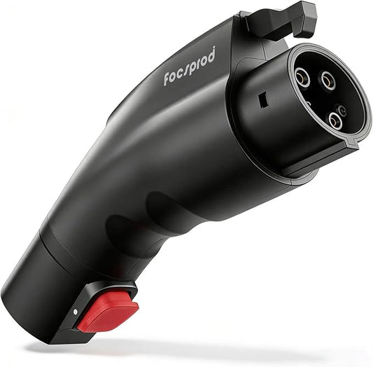FOCSPROD for Tesla to J1772 Charger Adapter, Max 60A 250V for NACS to J1772 Electric Vehicles Charging Adapter Compatible with Tesla Mobile/Wall Connectors, Destination Chargers -UL 2252