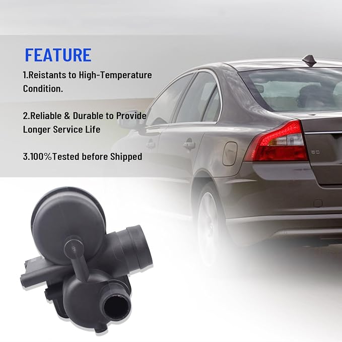 0261222022 Fuel Vapor Leak Detection Pump Compatible With Rover Range Rover Sport Evoque&Velar LR2 LR3 LR4 Volvo C30 C70 S40 S80 V50 V70 XC70 Replaces# 30760863, WTR500030