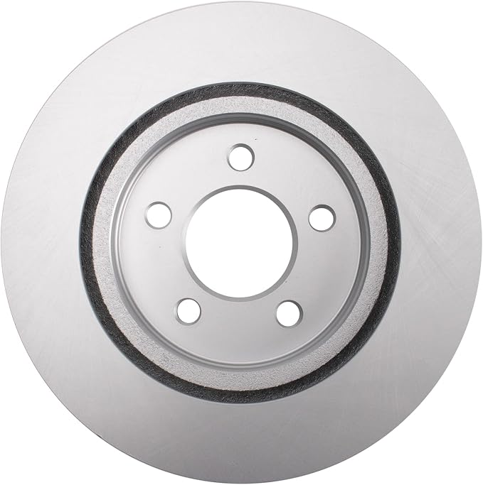 TRQ Rear Brake Rotor Set G Coated Vented Compatible with 2005-2014 Ford Mustang